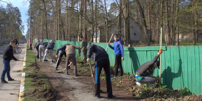 Український гуманітарний інститут провів акцію «Чисте серце — чисте місто»