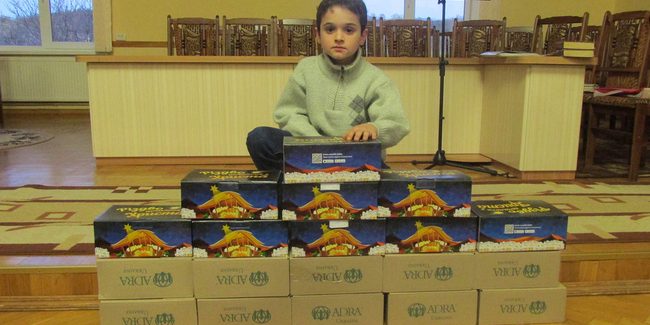 1150 подарунків відправили діткам в зону АТО