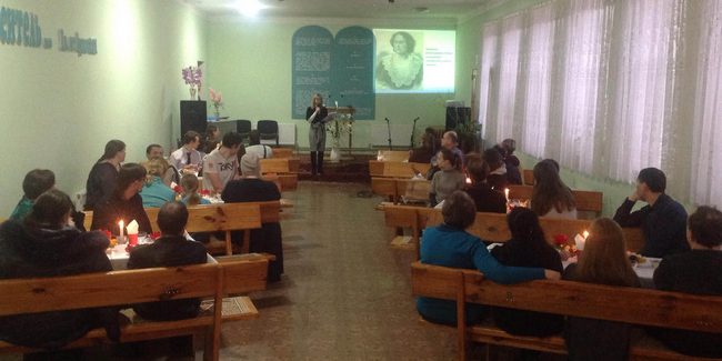 Церковь провела романтический вечер для не адвентистов в Харькове