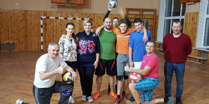 В Харькове проводятся встречи молодежного волейбольного клуба