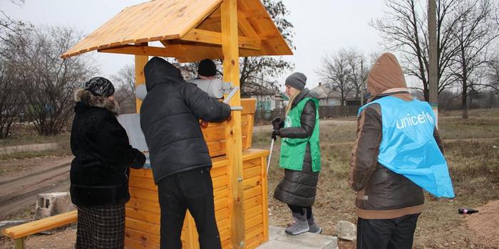 В селі Андріївка Донецької області було заглиблено та очищено два колодязі
