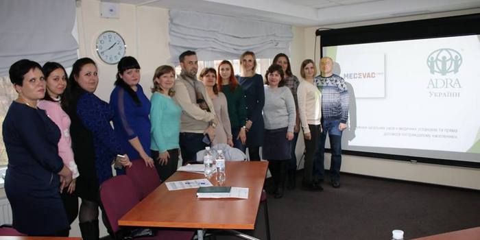 «ADRA Ukraine» проводить тренінги для медичного персоналу десяти лікарень Донеччини