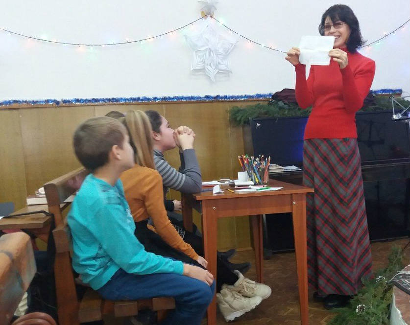 В церкви Березанки прошла каникулярная школа и рождественский праздник