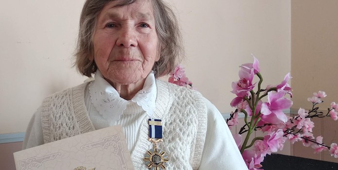 Медаль для прибиральниці