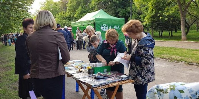 Жители Краматорска участвовали в фестивале семьи, Выставке Здоровья и переписывании Библии