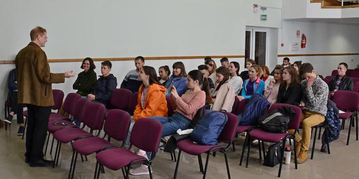 Колишній редактор Moscow Times поділився досвідом із студентами