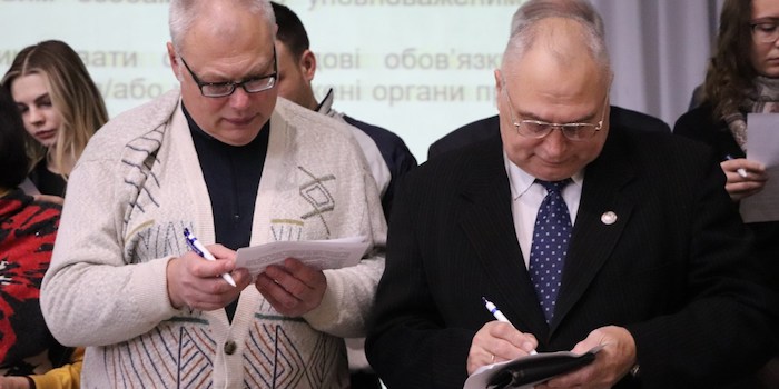 Викладачі Українського гуманітарного інституту підписали Декларацію академічної доброчесності